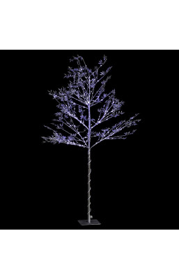 Arbre silver lumineux sur...