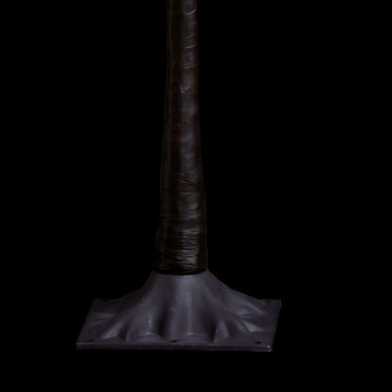 Arbre palmier or lumineux sur pied 120 LED - Le dépôt Bailleul