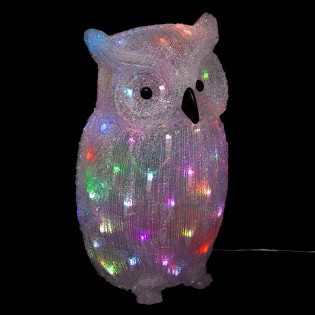 Hibou lumineux 60 LED