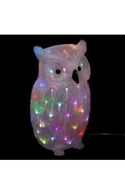 Hibou lumineux 60 LED