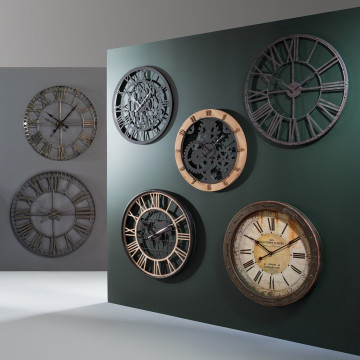 Horloge métal D67 Monde Atmosphera - Le Dépôt Bailleul
