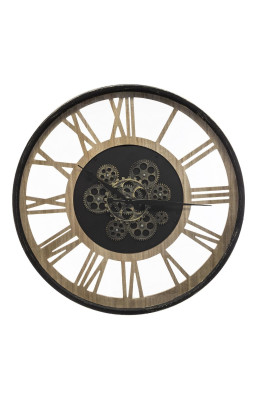 Horloge méca rouages Paul...