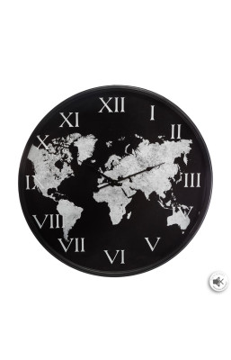 Horloge Monde métal D57...