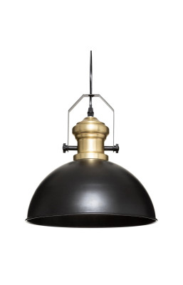 Suspension métal noir et...