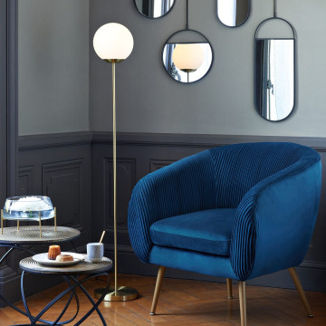 Lampadaire boule en verre Dris Atmosphera - Le Dépôt Bailleul
