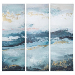 Toile imprimée triptyque...