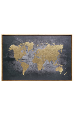 Toile imprimée Monde...