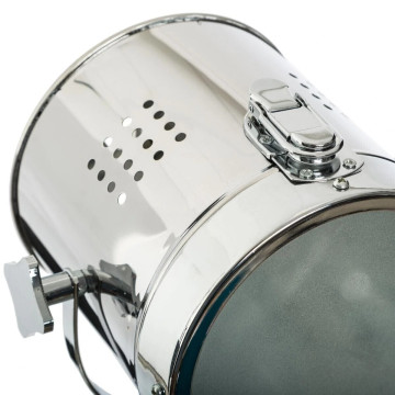 Lampe projecteur noir et chromé Ebor Atmosphera - Le Dépôt Bailleul