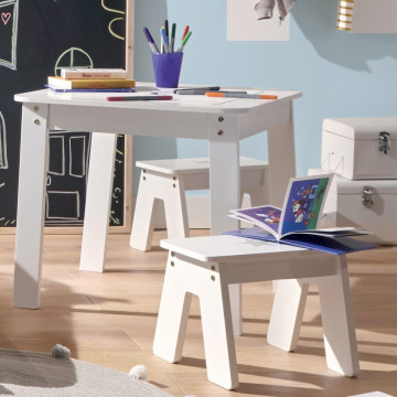 Ensemble table + tabourets enfant Dream Atmosphera - Le dépôt Bailleul