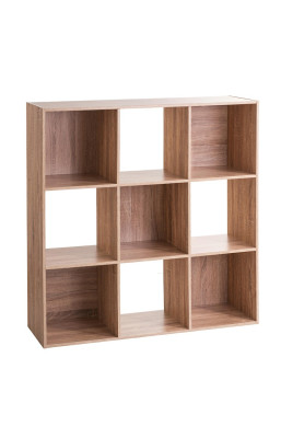 Etagère en bois 9 cases mix...