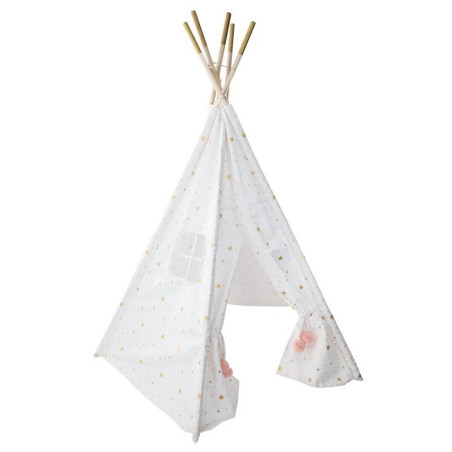 Tipi décoratif 160 cm pour enfant blanc Atmosphera