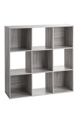 Etagère en bois 9 cases mix...