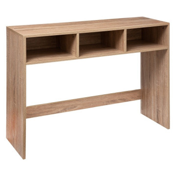 Console en bois 3 cases Mix coloris naturel 5five  - Le Dépôt Bailleul