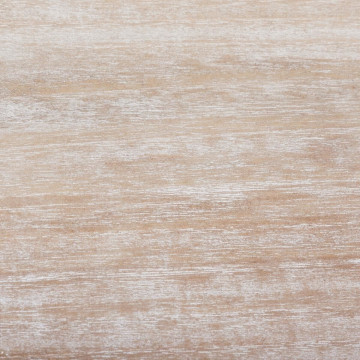 Console Chrysa blanc et naturel Atmosphera - Le Dépôt Bailleul