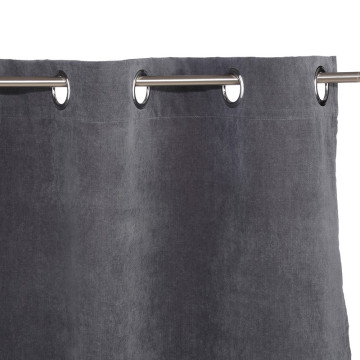 Rideau Memo gris foncé 140x260 Atmosphera