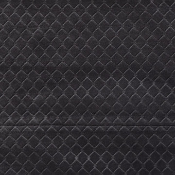 Rideau occultant velours Otto gris 140x260 Atmosphera - Le dépôt Bailleul