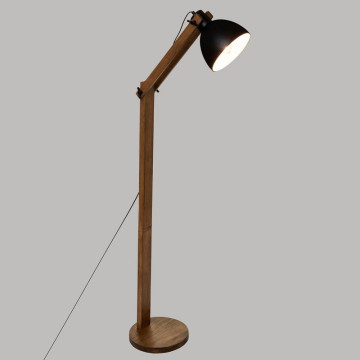 Lampadaire en pin et métal Cuba H158 Atmosphera - Le Dépôt Bailleul