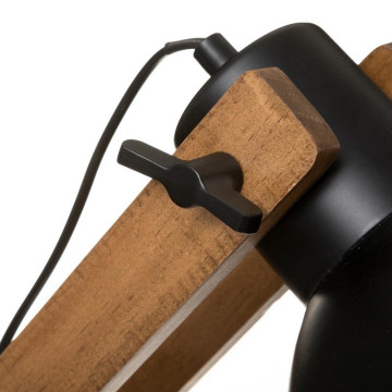 Lampadaire en pin et métal Cuba H158 Atmosphera - Le Dépôt Bailleul