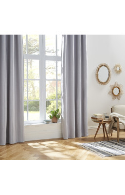 Rideau occultant gris clair...