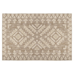 Tapis rectangulaire motifs relief Hanae 150x230 Atmosphera - Le Dépôt Bailleul