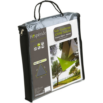 Toile solaire 3x3x3m Hespéride Anori émeraude - Le Dépôt Bailleul