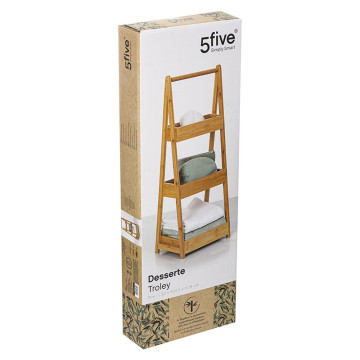 Etagère 3 niveaux bambou Green 5five - Le Dépôt Bailleul