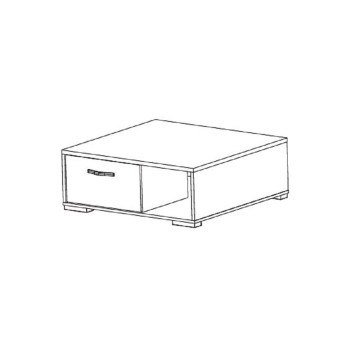 Table basse Namur coloris chêne - Le Dépôt Bailleul