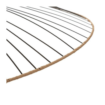 Suspension métal et rotin Alara D69 Atmosphera - Le Dépôt Bailleul