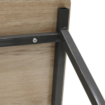 Bureau plateau effet bois Brice noir - Le Dépôt Bailleul