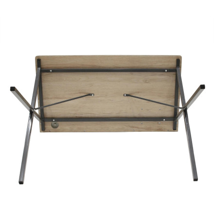 Bureau plateau effet bois Brice noir - Le Dépôt Bailleul