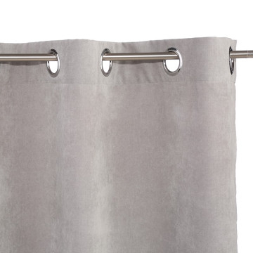 Rideau Memo gris clair 140x260 Atmosphera - Le Dépôt Bailleul