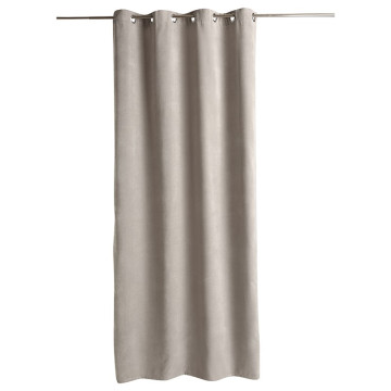 Rideau Memo gris clair 140x260 Atmosphera - Le Dépôt Bailleul