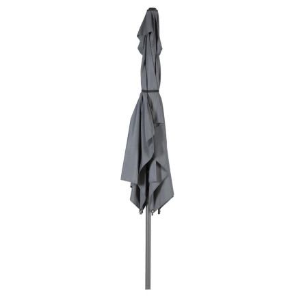 Parasol mat central 2x3 m Loompa ardoise Hespéride - Le Dépôt Bailleul