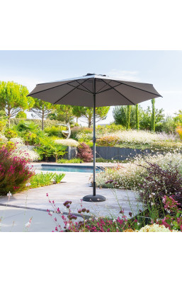 Parasol mat central rond 3m...
