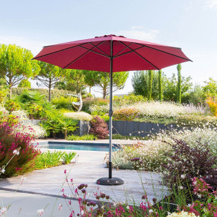 Parasol mat central rond 3m...