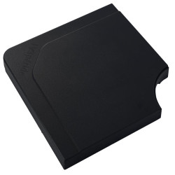 Dalle pour parasol 15 kg béton Stacio noir Hespéride - Le Dépôt Bailleul