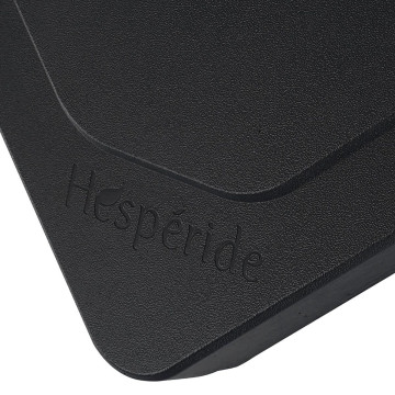 Dalle pour parasol 15 kg béton Stacio noir Hespéride - Le Dépôt Bailleul