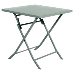 Table carrée extérieur Greensboro vert olive Hespéride  - Le Dépôt Bailleul