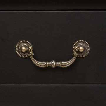 Console Chrysa romantique noire Atmosphera - Le Dépôt Bailleul