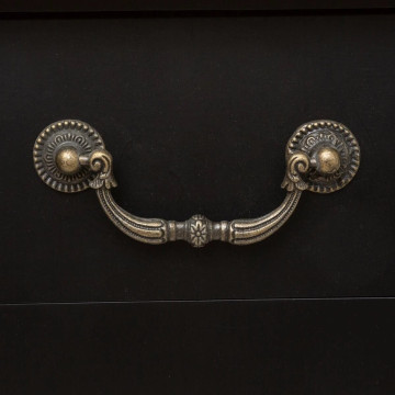 Table de chevet Chrysa noire Atmosphera - Le Dépôt Bailleul