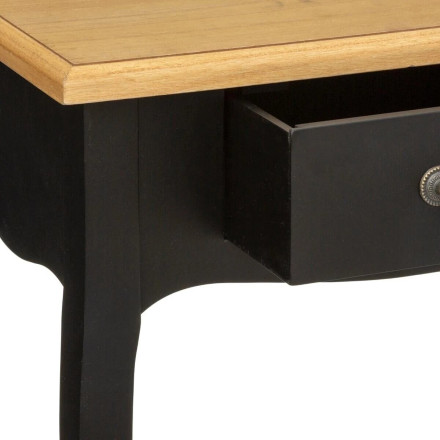 Table de chevet Chrysa noire Atmosphera - Le Dépôt Bailleul