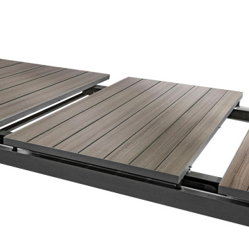 Table extensible 10p Evasion seigle et graphite Hespéride - Le Dépôt Bailleul