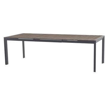 Table extensible 10p Evasion seigle et graphite Hespéride - Le Dépôt Bailleul