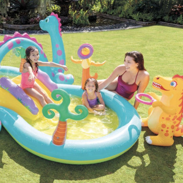 Pataugeoire aire de jeu gonflable enfant Intex - le Dépôt Bailleul