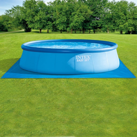 Tapis de sol carré pour protection de piscine Intex - Dépôt Bailleul