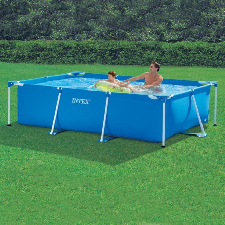 Piscine tubulaire rectangulaire 3 x 2 x 0,75 m Intex - Dépôt Bailleul