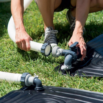 Tapis solaire noir  1,2 m² pour piscines Intex - Le Dépôt Bailleul
