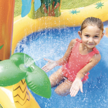 Aire de jeux à eau thème dinosaure marque Intex - Le Dépôt Bailleul