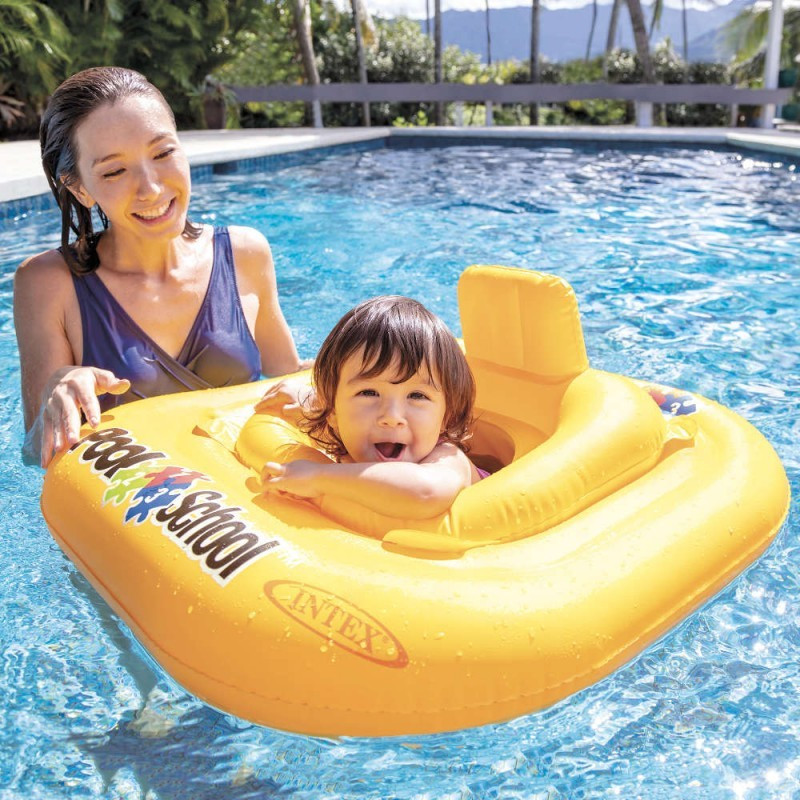 Bouee Avec Siege Pour Bebe Tres Securisee Intex Le Depot Bailleul