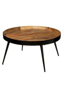 Table basse ronde D70 bois...